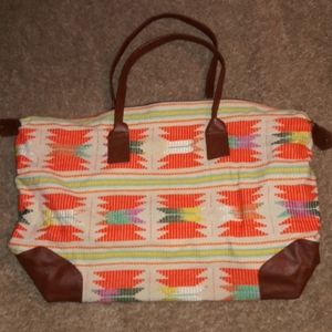 Raj L.A. vegan leather weekender bag